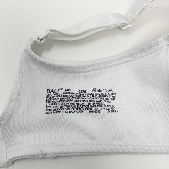 BALI Wireless Active Foam Low Impact Sports Bra 34D - Picture 8 of 8